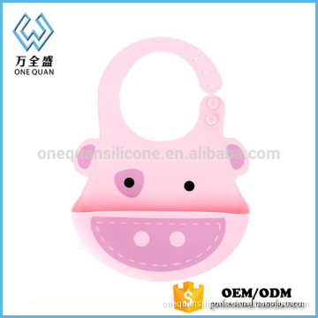 Wholesale Toddlers Bib Food Grade Silicone Gift Promotion Disposable Bibs Baby
